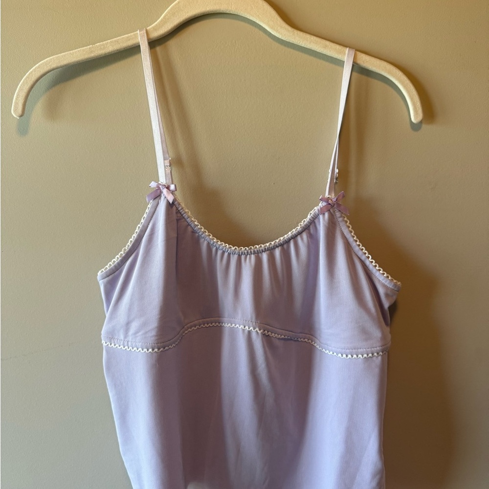 Edikted Lilac Lace Trim Cami